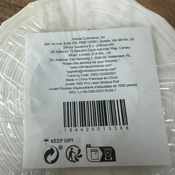 1000 Numbered Labels 2x1 Roll Consecutive Stickers Inventory Tags Sequential - Picture 3 of 3